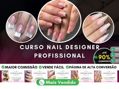 Nail Designer Profissional - Curso Completo Alongamento de Unhas