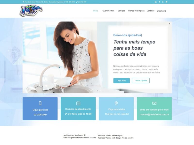 Wallace Vianna web designer freelancer autônomo RJ