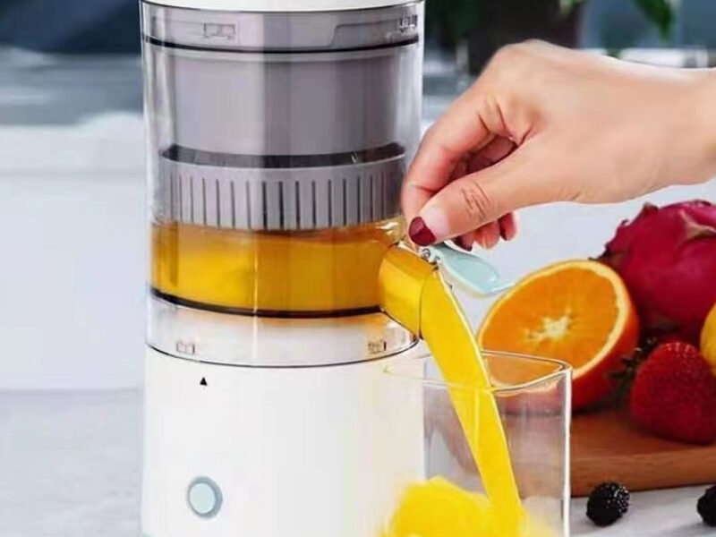Espremedor Elétrico Laranja Limão Frutas Fazer Sucos Recarregável usb