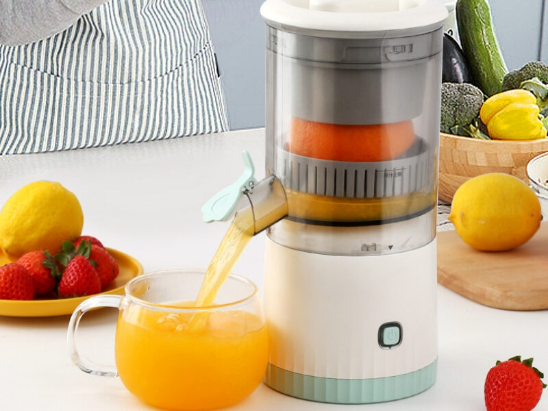 Espremedor Elétrico Laranja Limão Frutas Fazer Sucos Recarregável usb